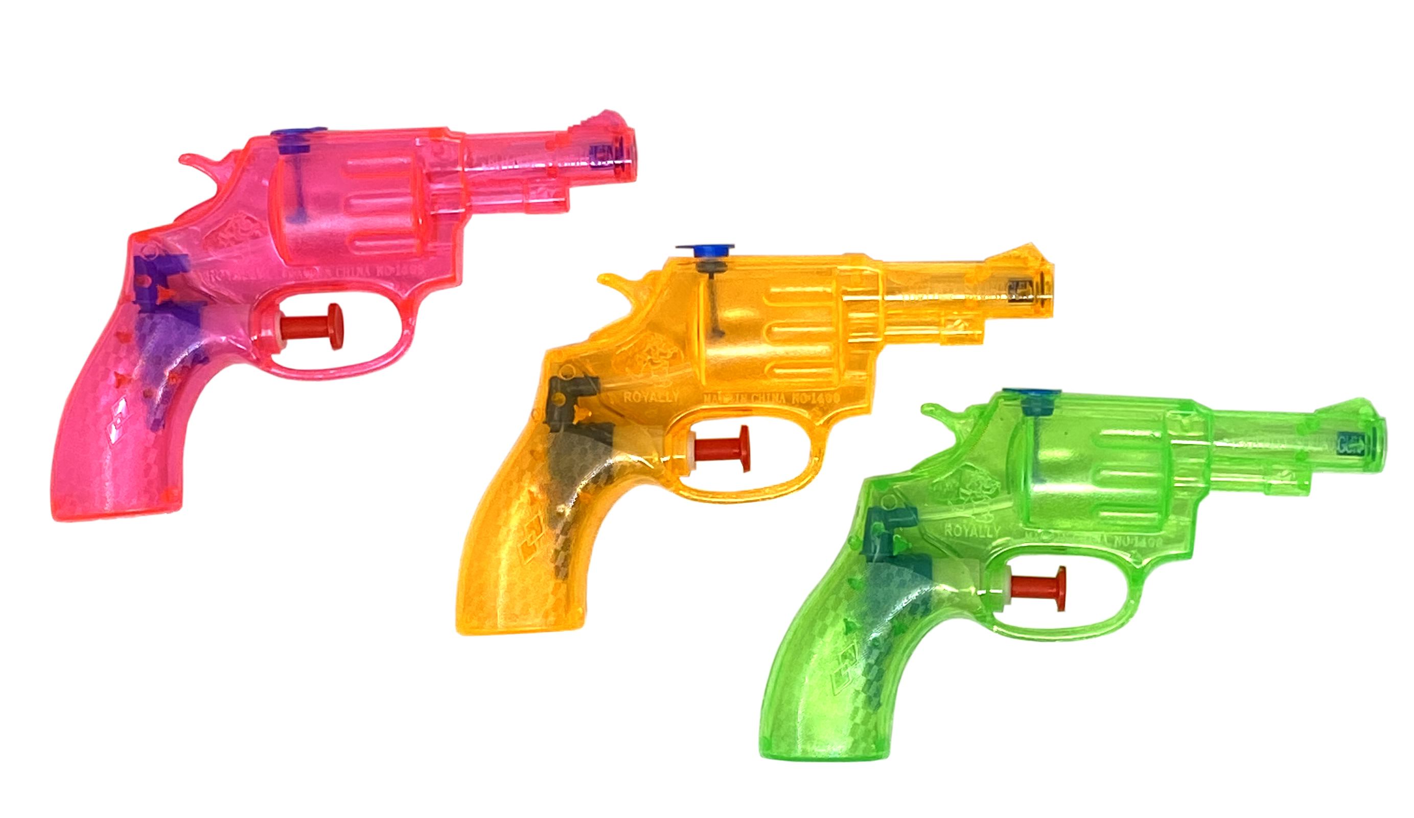 3x Wasser Pistole Kinder Bade Spass Spielzeug 14cm