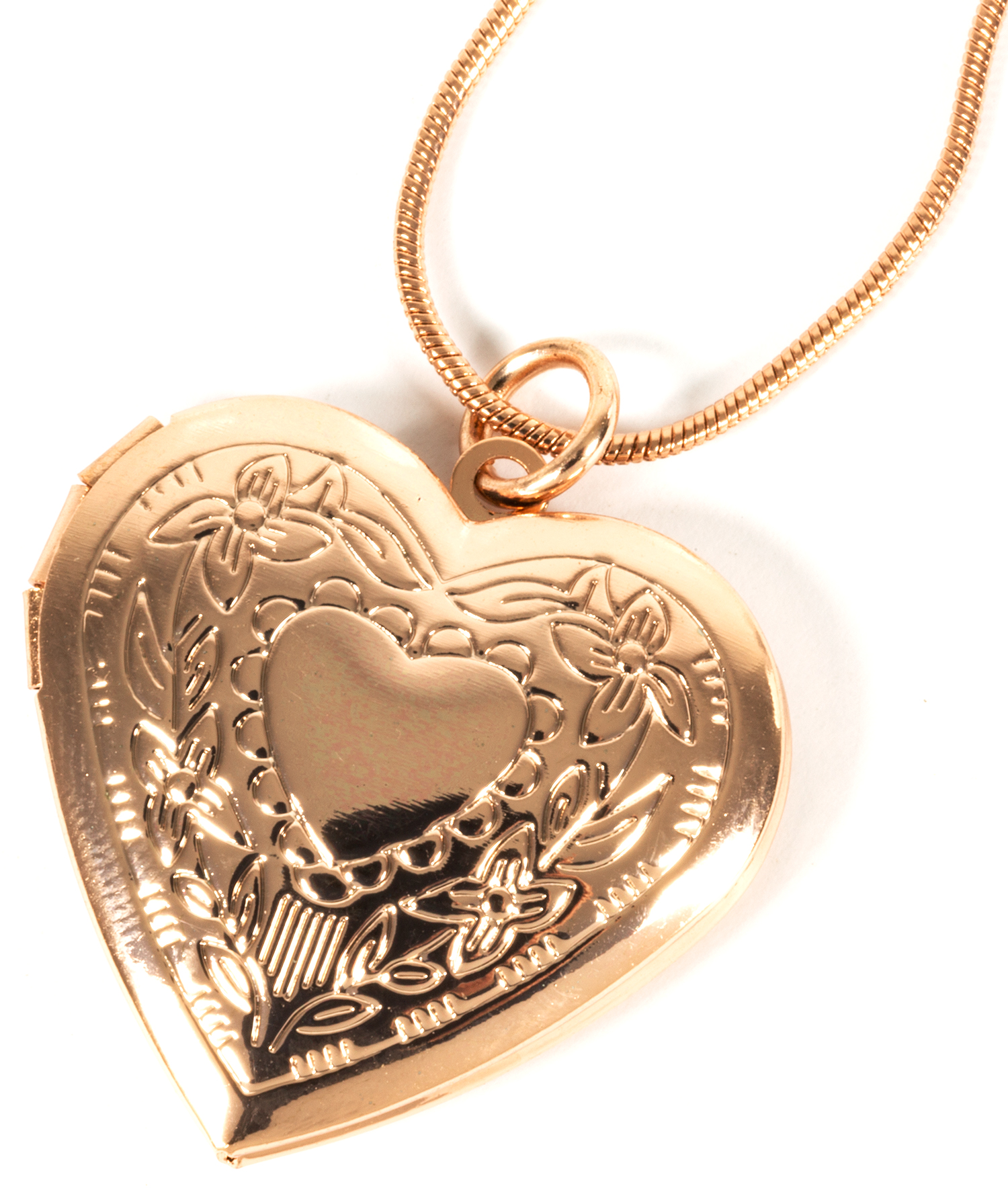 Zapaka Frauen Goldene Halskette Liebe Herz Anhänger Accessoires